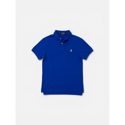 Polo Ralph Lauren Μπλε Ανδρική Μπλούζα Polo με Κίτρινο Pony